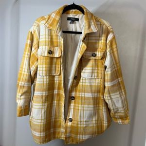 Yellow plaid Shacket